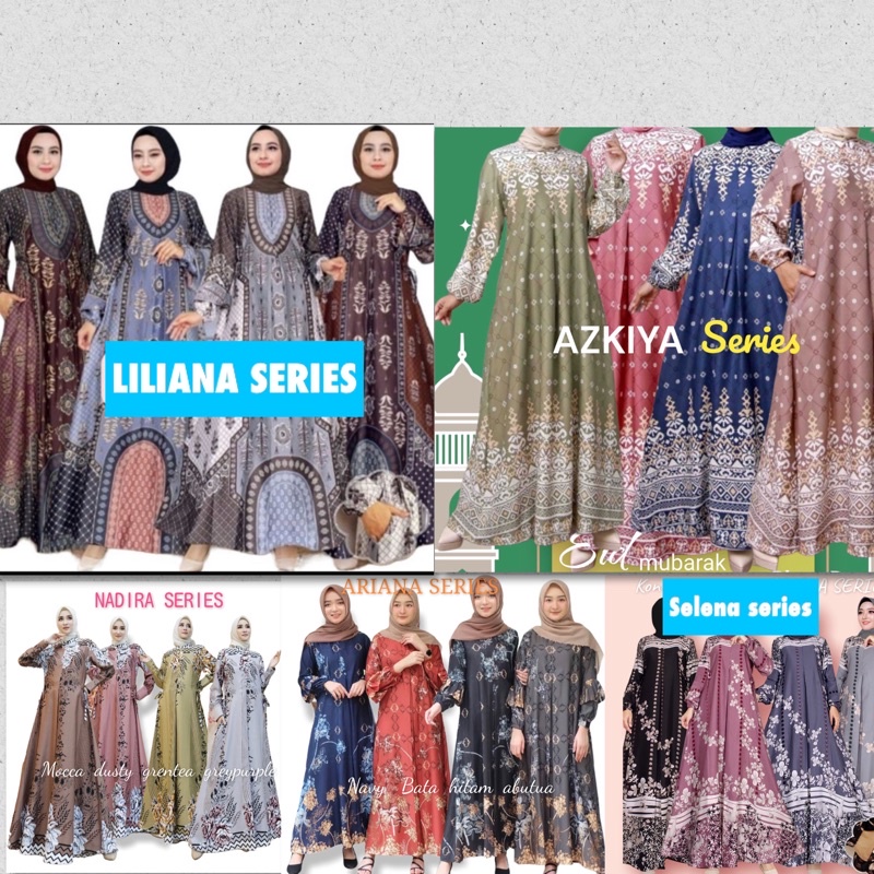 PAKET STANDART 50 motif sentra GAMIS HYGET(BUSUI)/GAMIS MURAH !!!HRGA GROSIR