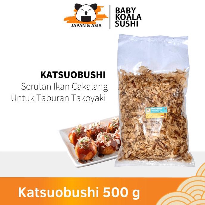 

Promo KATSUOBUSHI 500g | Ikan Cakalang Serut/ Bonito Flake | Katsuo Bushi