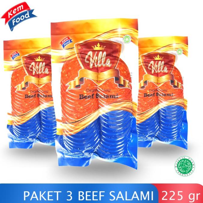 

Promo Beef Salami Villa 225gr BUY 2 GET 3