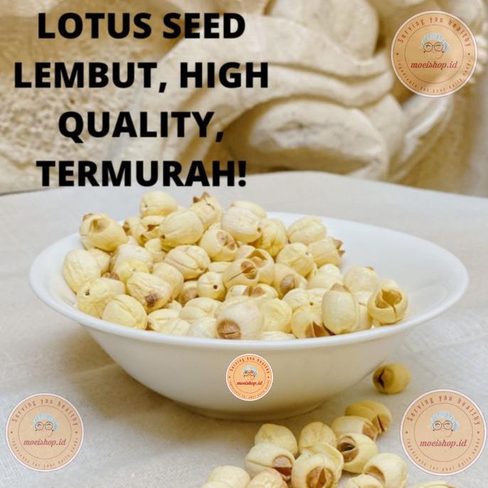 

Promo BIJI TERATAI/LOTUS SEED 500GR LIEN ZI