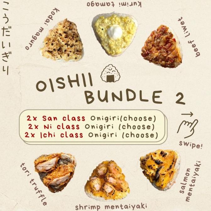 

Promo Onigiri Kodaigiri - Oishii Bundle 2 ( Baca Deskripsi )