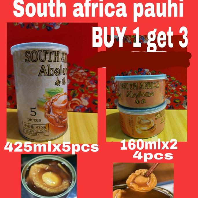 

Promo premium abalone /pauhi kaleng , 1kaleng 425ml + 2kaleng 160ml
