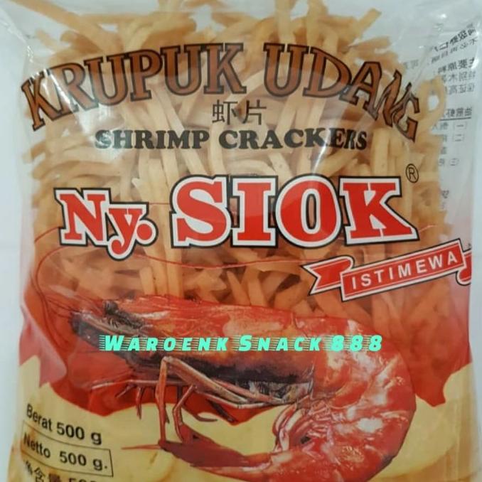 

Promo Kerupuk Udang Ny Siok Stik 500gram