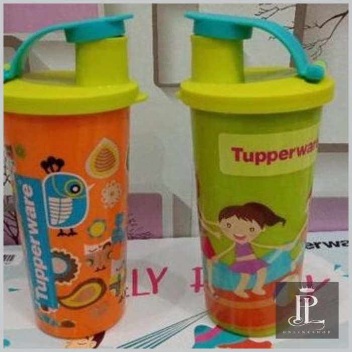 GELAS MINUM FUN TUMBLER PANDA TUPPERWARE BERKUALITAS TERBARU