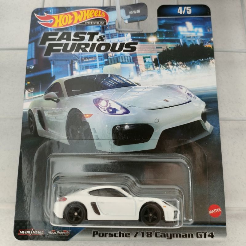 hotwheels Porsche Cayman gt4 premium