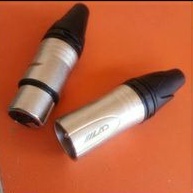 Jack Jeck Canon Mic XLR LAD Sepasang