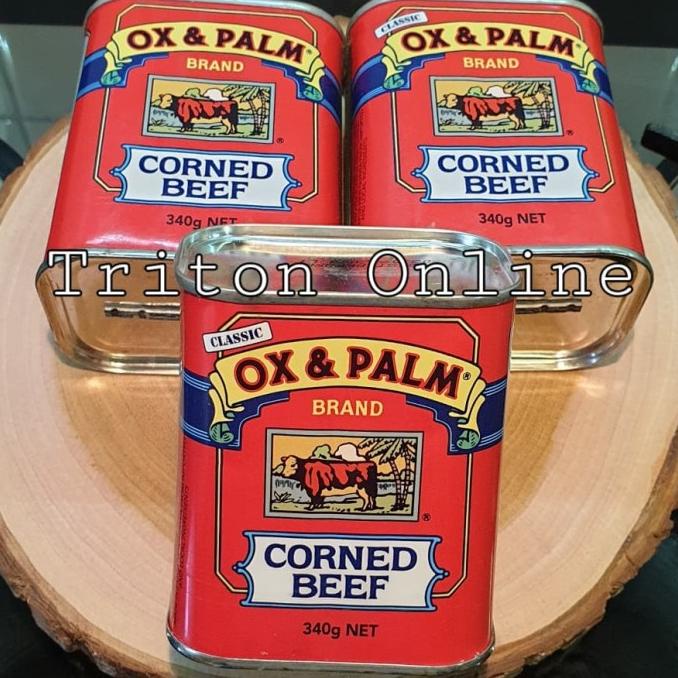 

Promo Ox & Palm Corned Beef 340G PNG Kornet Sapi Import Original Asli Enak