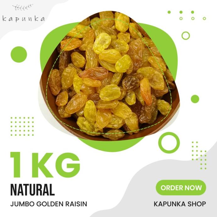 

Promo Golden raisin 1kg/Kismis besar 1kg