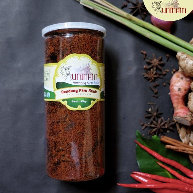 

Promo Rendang Paru Kriuk 500gr / Rendang Paru Kriuk Uninam Ukuran Besar
