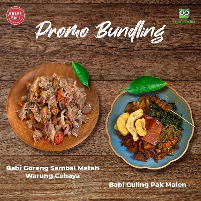 

Promo PROMO BUNDLING BABI GULING PAK MALEN-BABI GORENG MATAH WARUNG CAHAYA