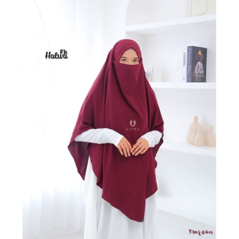 Halwa French Khimar. French khimar instan. French khimar by Uzma Hijab