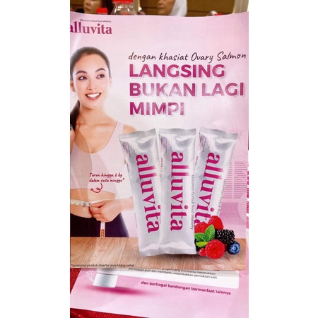 

Alluvita SOP mixberry 1 Box isi 10 sachet minuman kecantikan&kesehatan alluvia