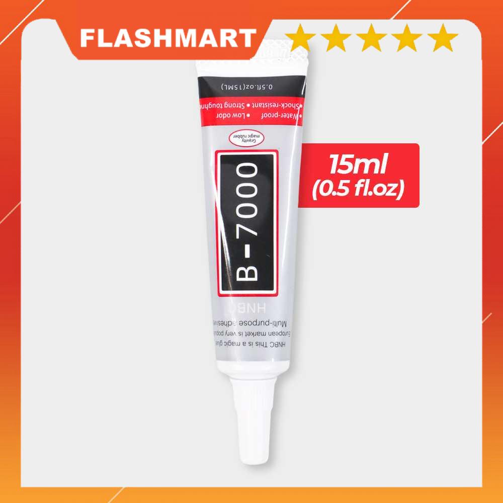 FLASHMART Lem Kuat Serbaguna Power Glue Strong Adhesive 15 ML - B-7000