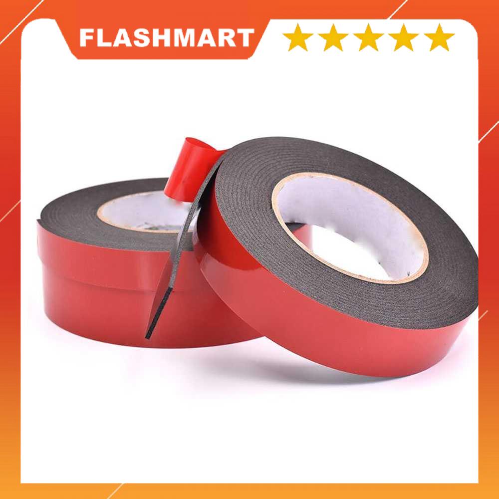 FLASHMART Lakban Double Tape Foam 10m x 2mm - Ech01