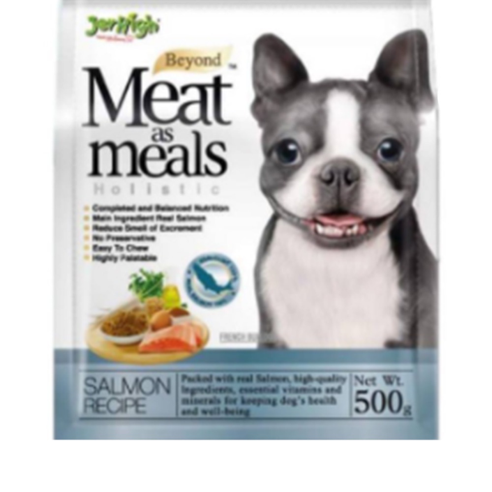 Jerhigh 500 Gr Makanan Anjing Kering Meat As Meals Salmon