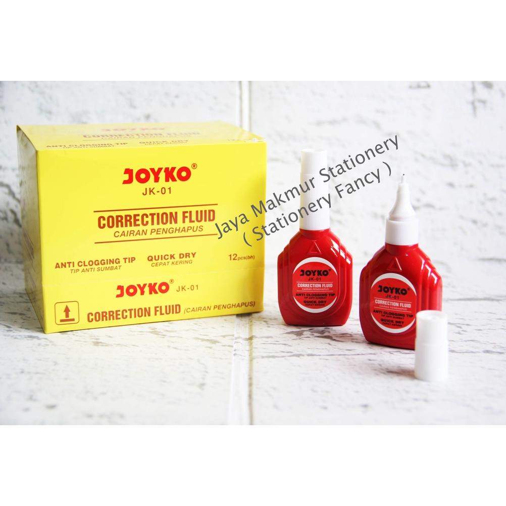 

Terlaris Correction Fluid / Tip-Ex Cair Joyko Jk-01