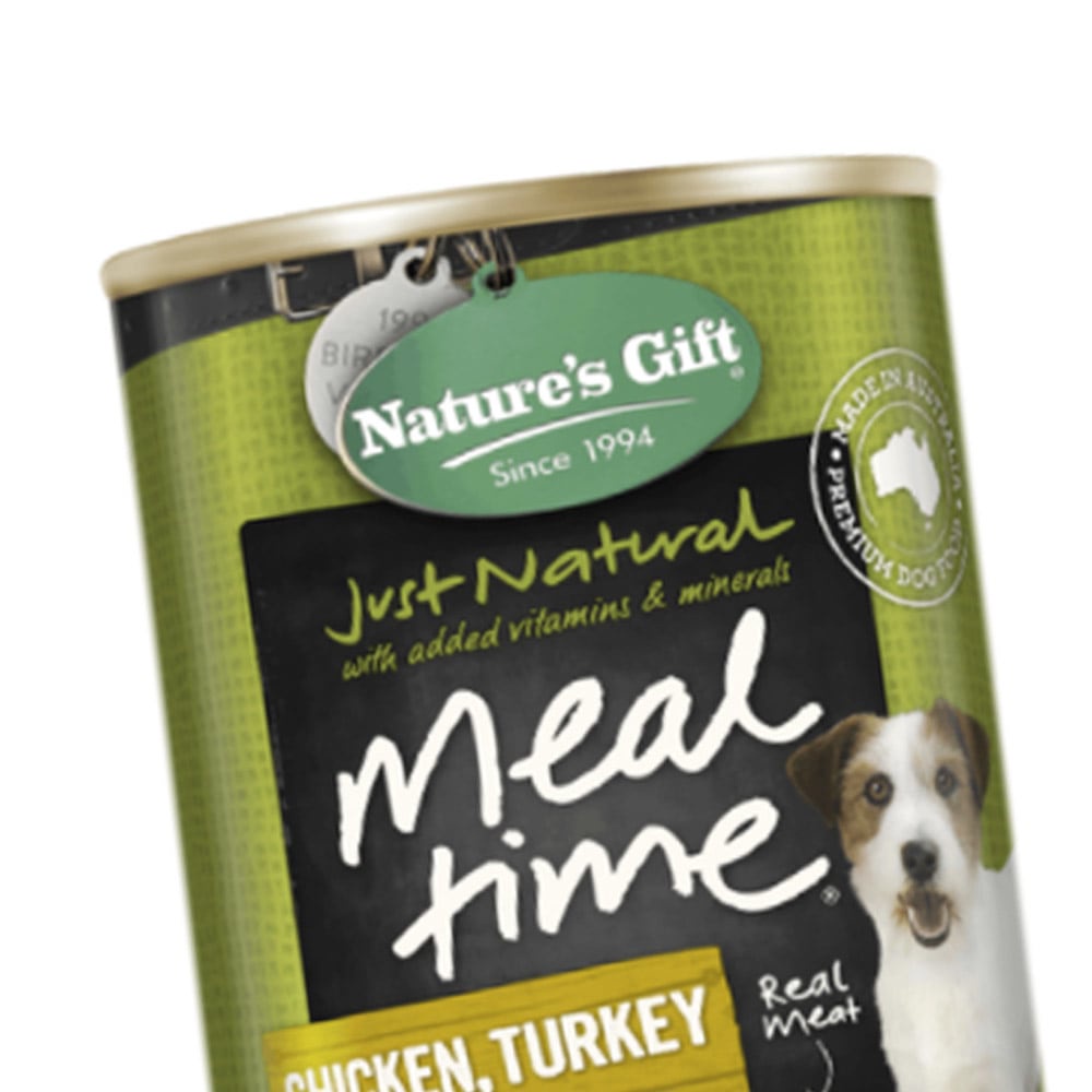 Nature Gift 700 Gr Makanan Anjing Basah Mealtime Ayam Turki