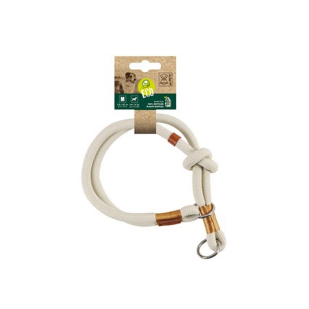 M-Pets Kalung Anjing Eco Collar Ukuran M - Putih