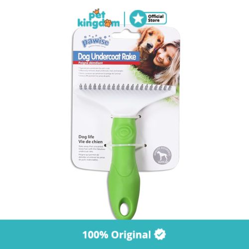 Pawise Dog Undercoat Rake Sisir Hewan 15x11 Cm