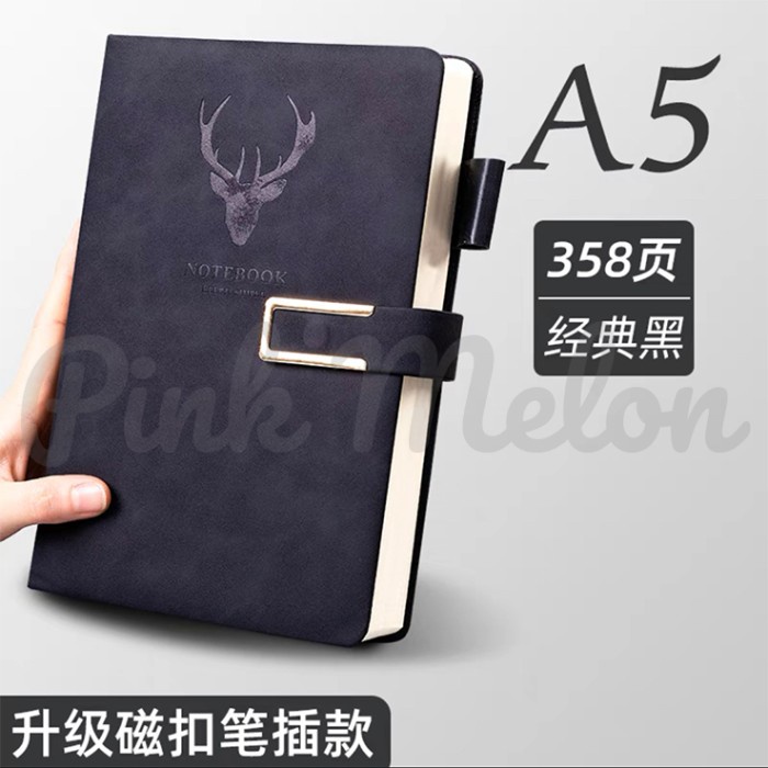 

Terlaris A5 Buku Tulis Notebook Note Book Journal Premium Hardcover Leather