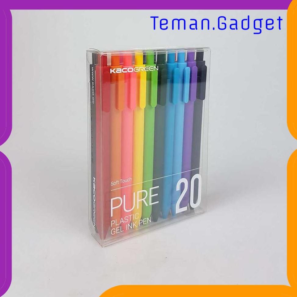 

Grosir Tg - Atk Kaco Pure Candy Gel Pen Pena Pulpen Bolpoin 0.5Mm 20Pcs - K1015 (Colorful Ink)