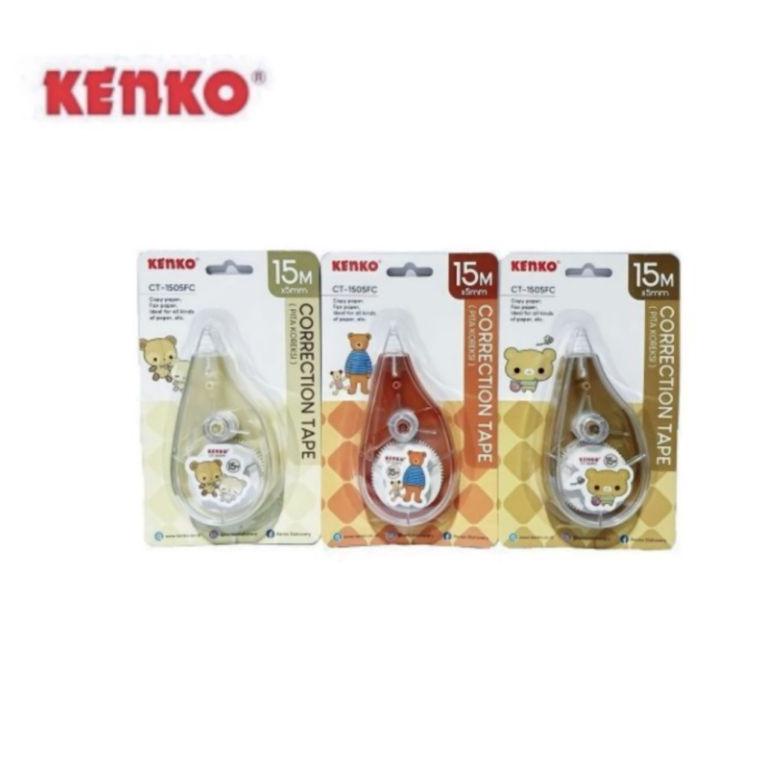 

Terlaris [ Lusin ] Tipex Correction Pen Tape Kertas - Kenko Ct-1505Fc Murah!