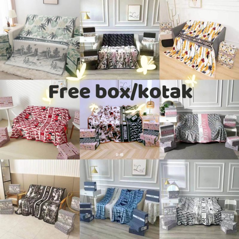 SELIMUT BLANKET DEWASA 150X200 +PAPER BOX