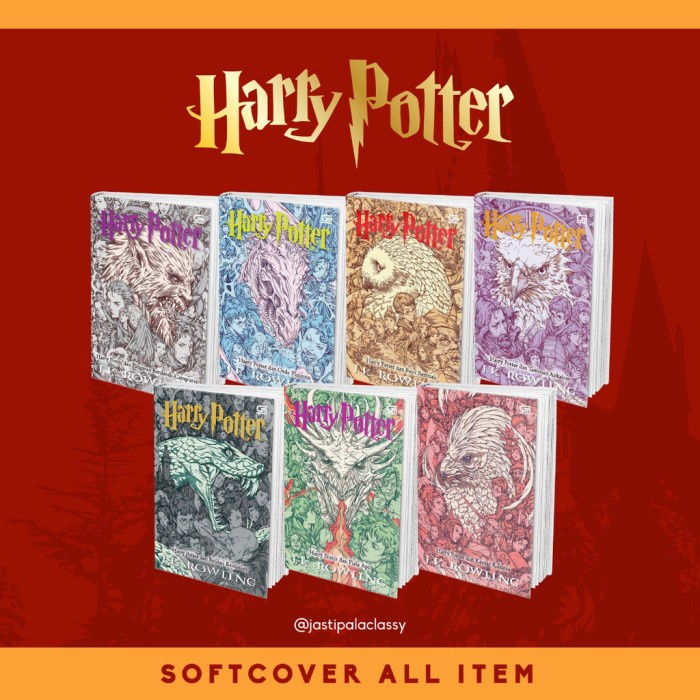 NOVEL HARRY POTTER (BAHASA INDONESIA) / BUKU HARRY POTTER / NOVEL HARR