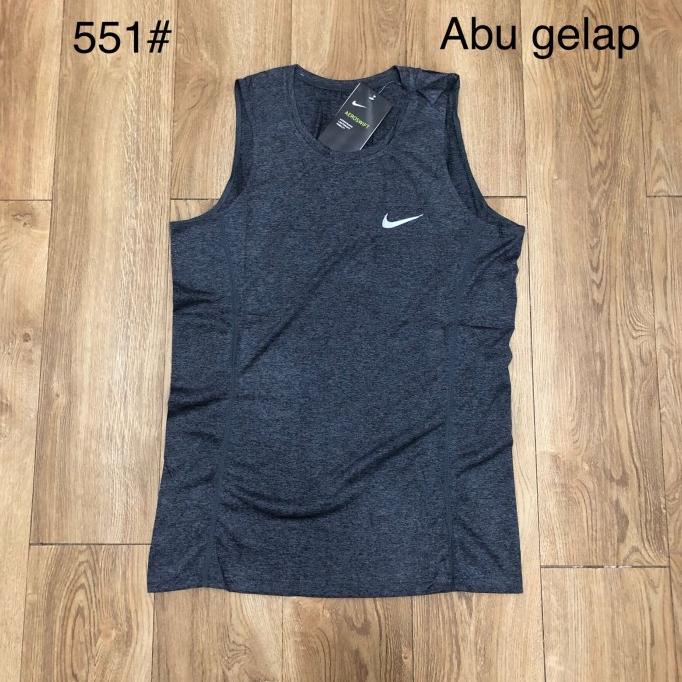 Kaos singlet sport pria gym/running/jogging import