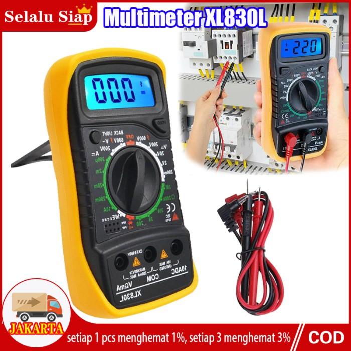 Terlaris Multimeter Multi Tester Xl 830 L Multitester Digital Xl830L