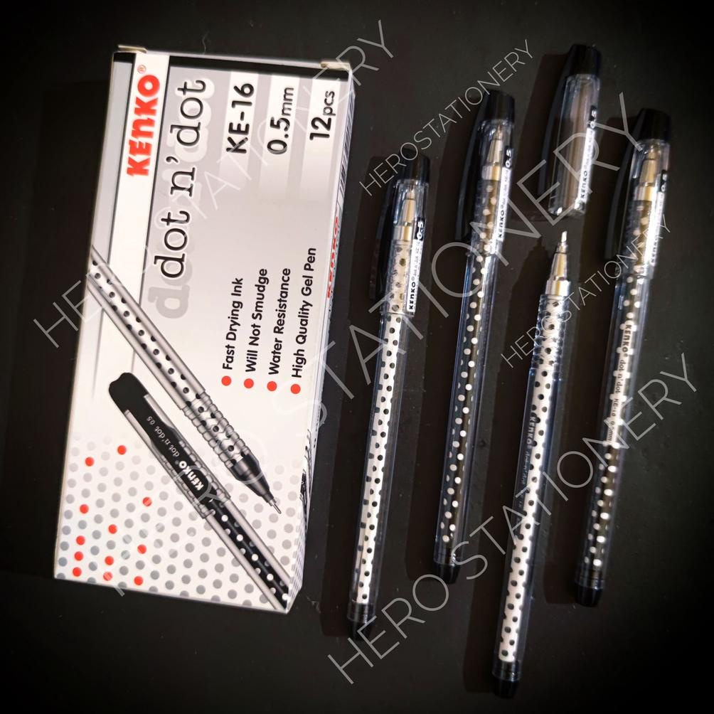 

Termurah Kenko Pen Gel Dot N Dot 0.5 Mm Ke-16 . 12 Unit