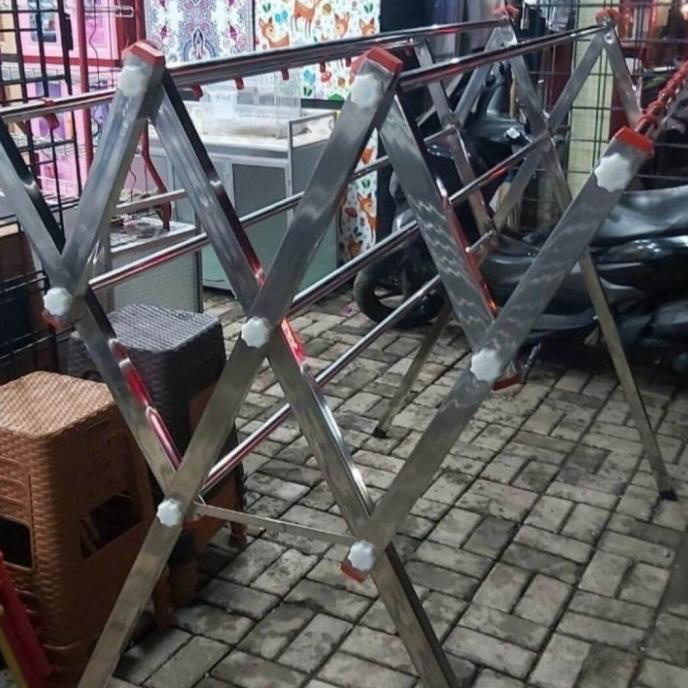 jemuran baju stainless steel jumbo