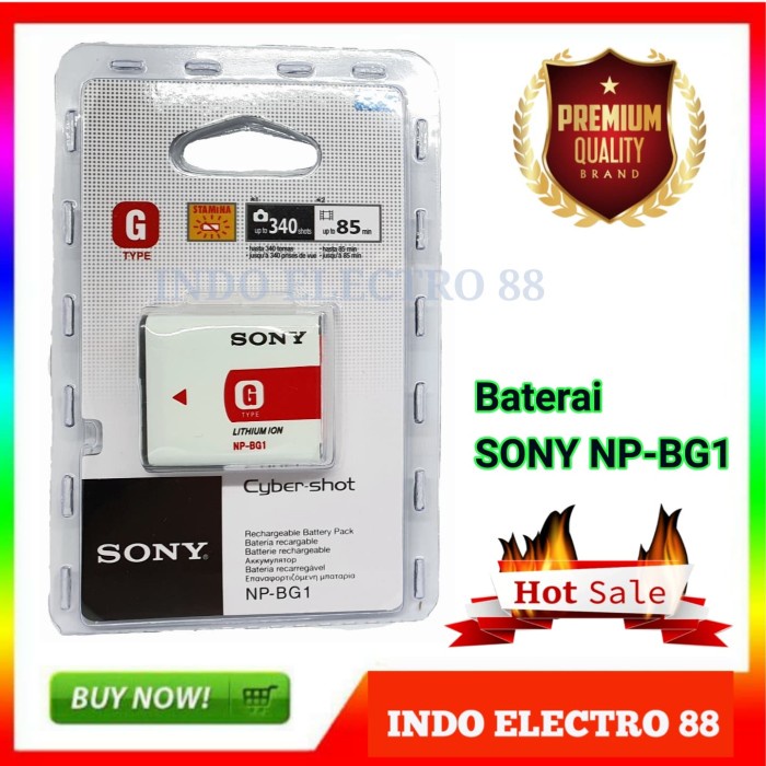 BATTERY SONY NP-BG1 BATRE FOR CHARGER BC-CSG BATERAI SONY