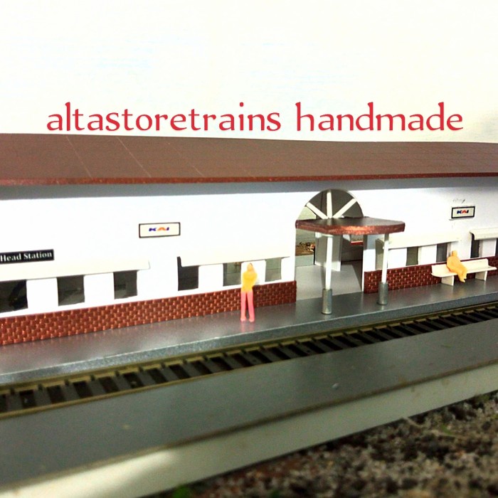 Miniatur Miniatur Stasiun Kereta Api Altastoreku Handmade