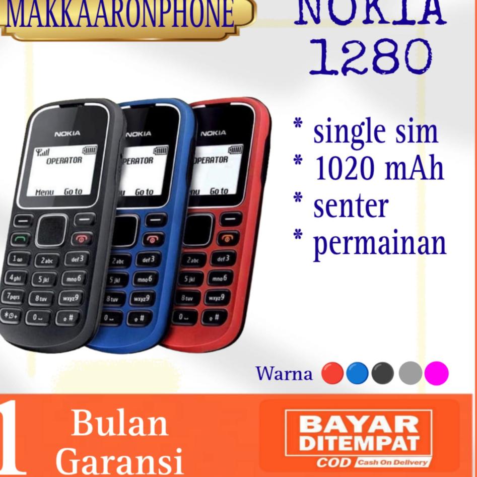 Belanja HP NOKIA 1280 GARANSI DISTRIBUTOR HP JADUL NOKIA COD HP SENTER Pusat Hemat