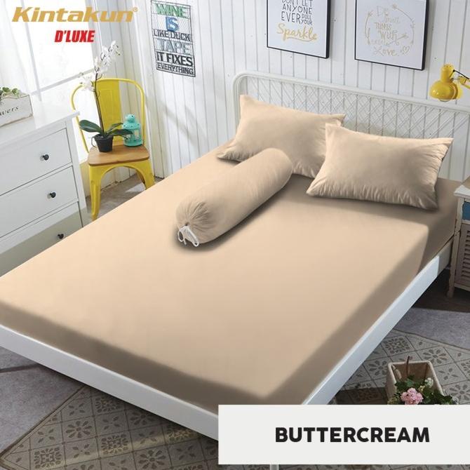Sprei 160x200 TINGGI 30 cm Kintakun Limited Polos Edition