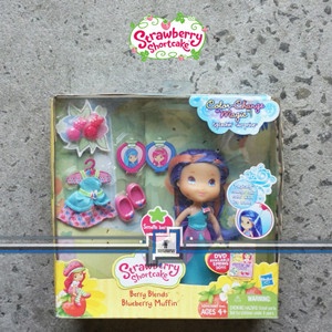 Strawberry Shortcake Berry Blends Blueberry Muffin Doll Color Change H-r671