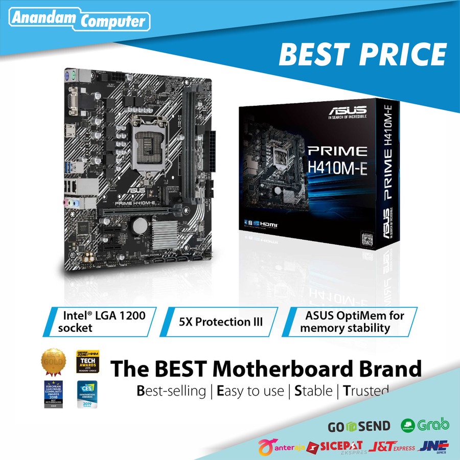 Asus Prime H410M-E - Intel® H410 LGA 1200 m-ATX motherboard