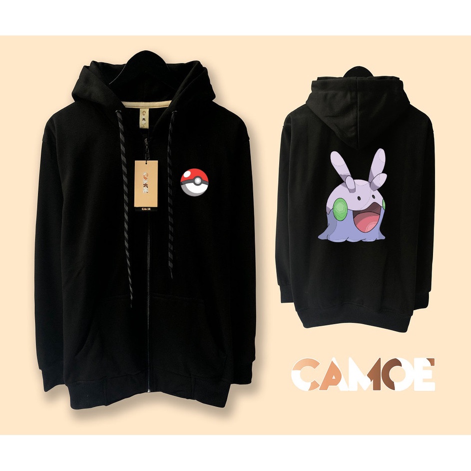 Jaket Hoodie Zipper Anime Pokemon Goomy