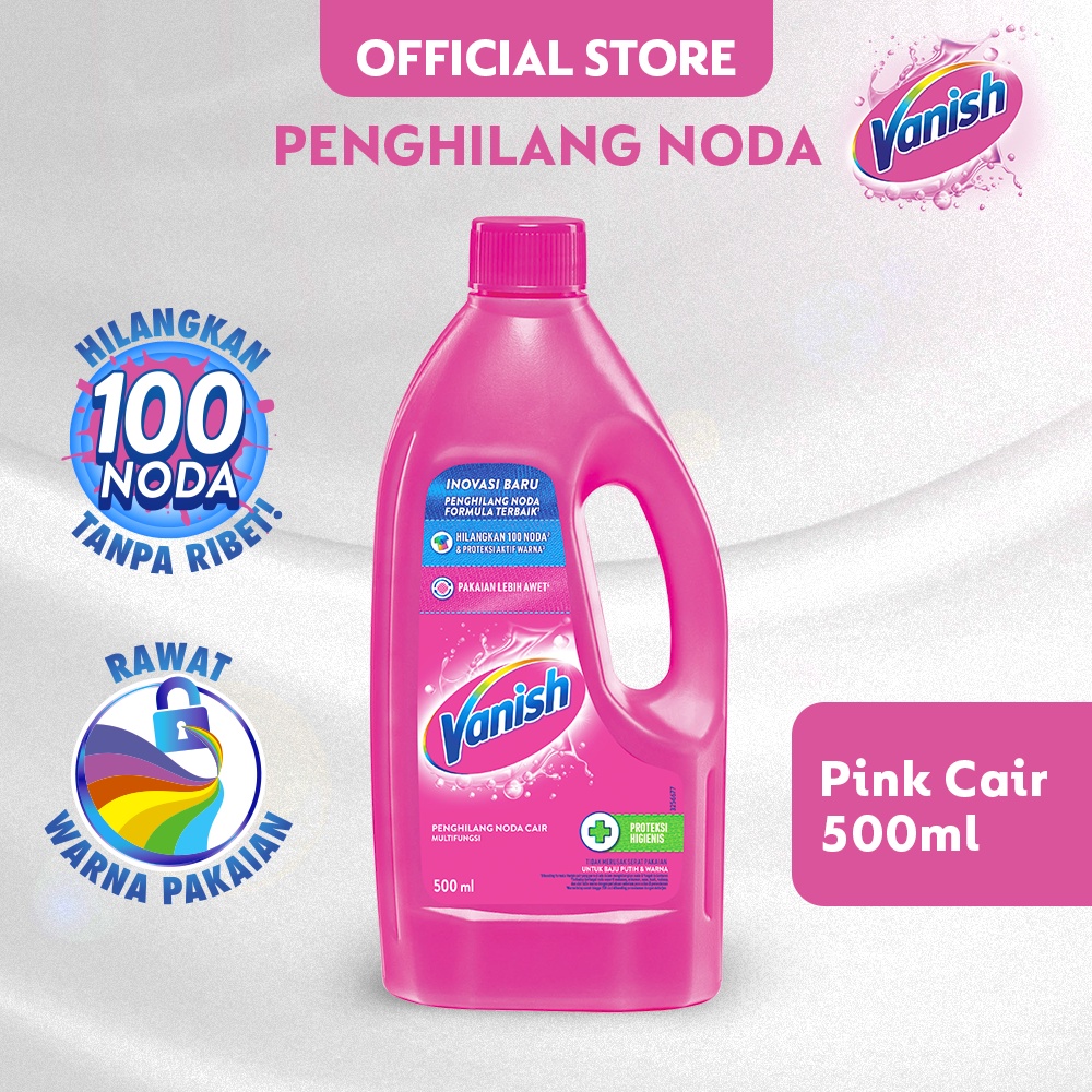 Vanish Pink Liquid 500ml Bottle - Penghilang Noda &amp; Kuman