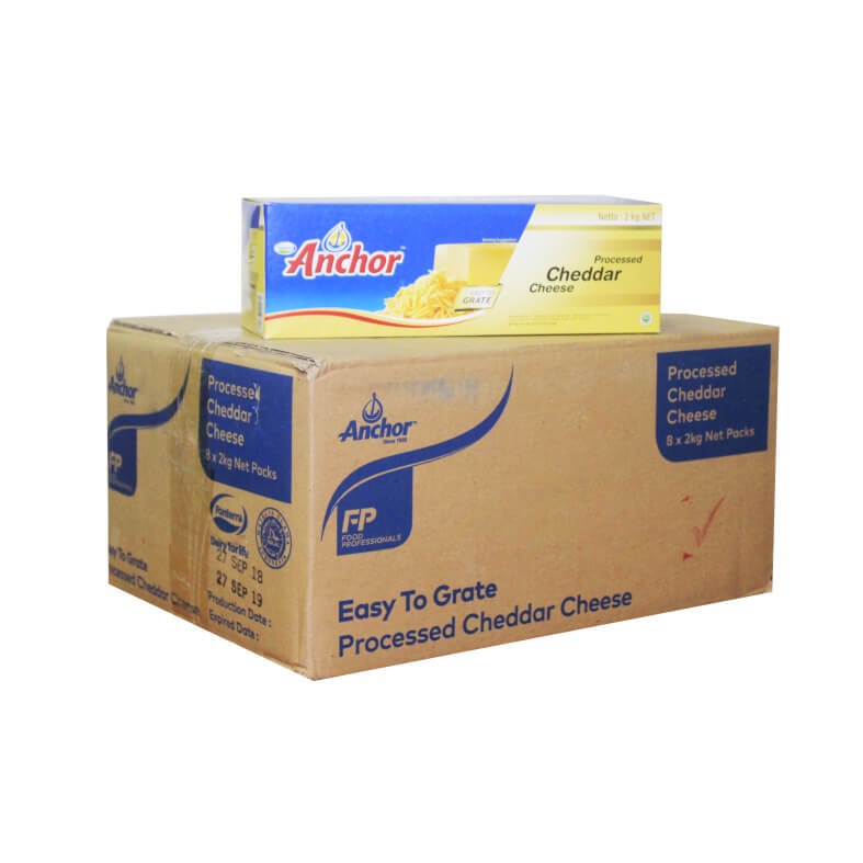 

Keju Cheddar Anchor 1 Dus 8 x 2kg Khusus Instant Kurir