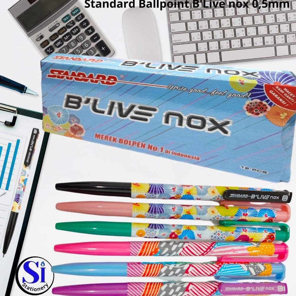 

Terlaris Pulpen Standard B-Live Nox 0,5Mm /0,3Mm Motif/Standard Pen B-Live Nox 0,5Mm/0,3Mm