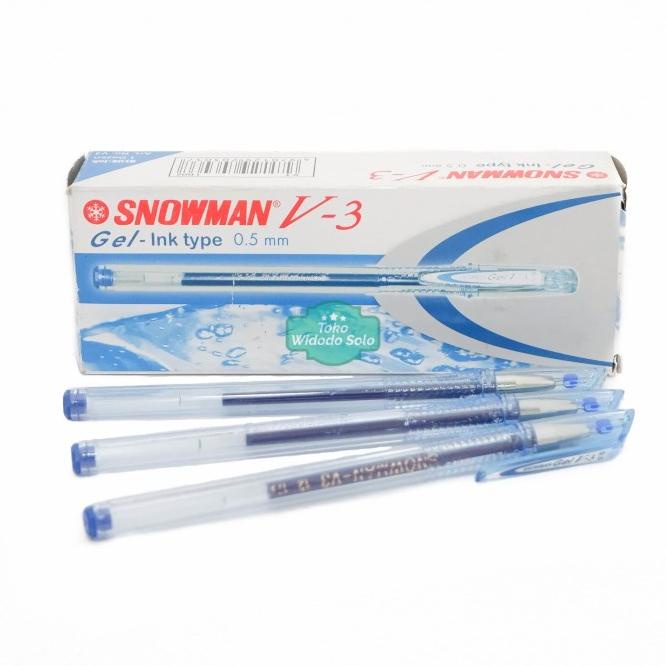 

Grosir Pulpen / Bolpen Snowman V3 Biru / Pack