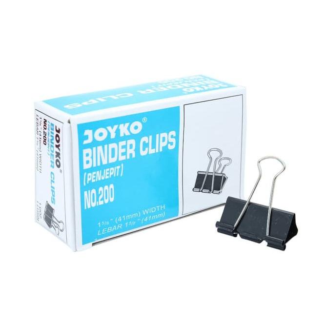 

Garansi Resmi [ Gross ] Binder Klip Penjepit Kertas - Joyko No. 200 Murah!