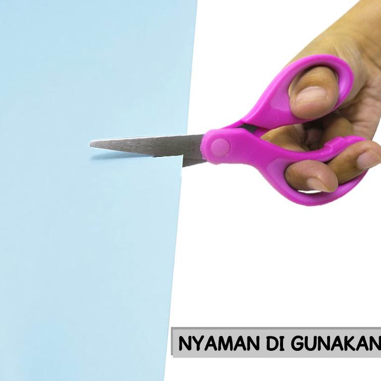 

Terlaris 3M Scotch Gunting Anak Ujung Tumpul 5 Inch Desain Aman Kids Scissors Blunt Tip 3M-1442-B