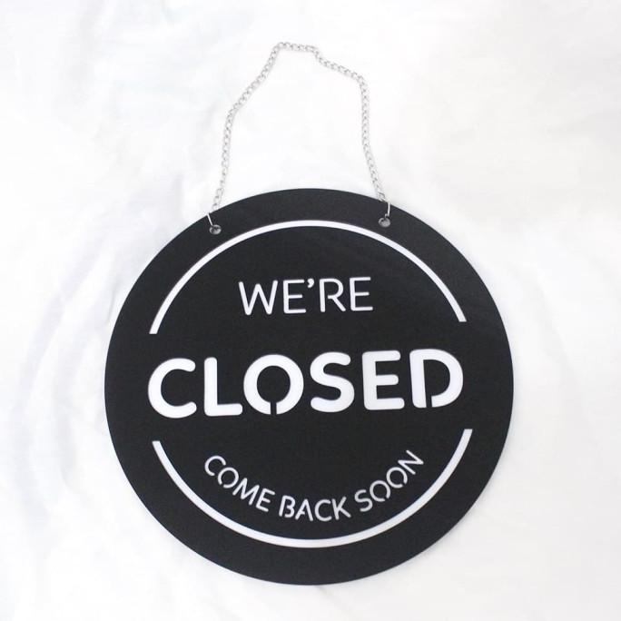 

Acrylic Signage - Open Closed