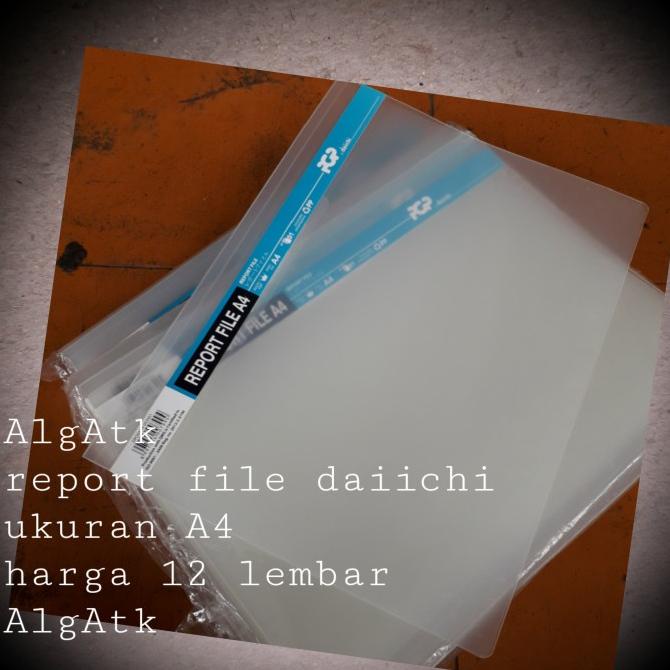 

Report file daiichi size A4 isi 12 lembar.