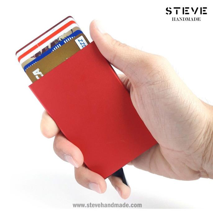 

Tempat Kartu ATM Dompet Kartu Kredit Credit Card Holder Style A Red