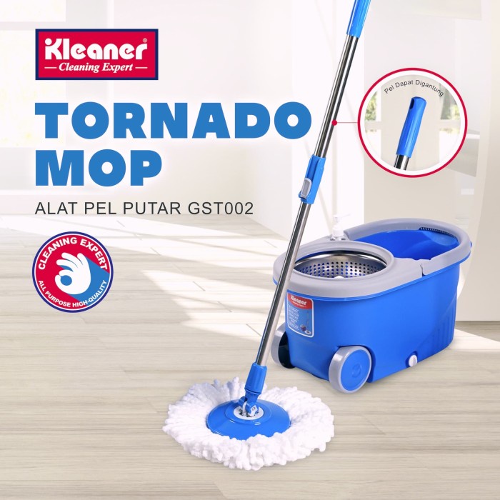 Terlaris Kleaner Tornado Mop / Spin Mop