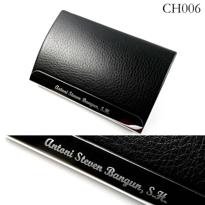 

Dompet Kartu Tempat Kartu Nama CH006 Hitam Black (CUSTOM)